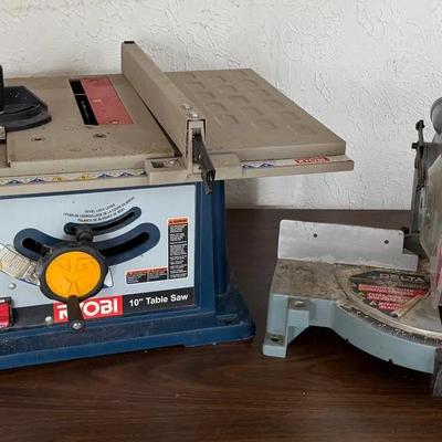 Ryobi 10-Inch Table Saw & Delta 10-Inch Power Miter Saw