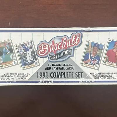 1991 Upper Deck Baseball Cards. Complete Set - Factory Sealed. Frank Thomas, Chipper Jones Rookie