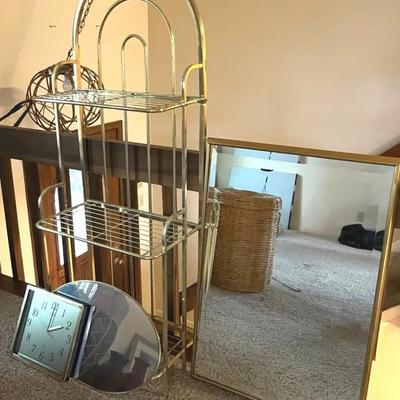 80s Brass Accented Decor