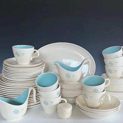 1960s Taylor & Smith Boutonnière China Dinnerware