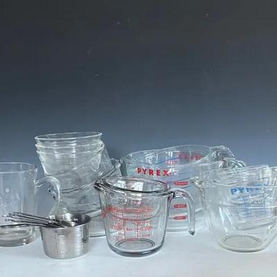 Pyrex Measuring Cups Plus Bowls