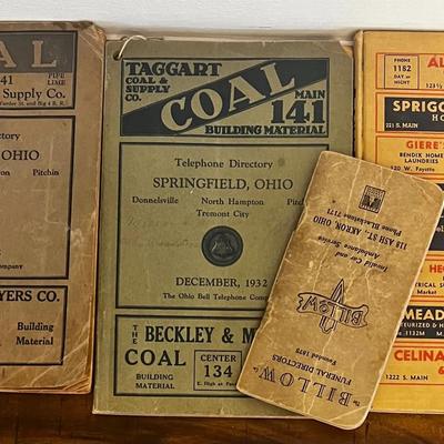 Antique Ohio City Directories And Phone Books