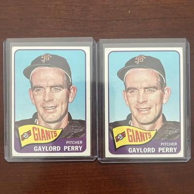 1965 Topps Baseball Card. Gaylord Perry - San Francisco Giants. Card #193