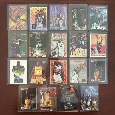 Shaquille O'Neal Basketball Card Lot. Rookie, Inserts, and More