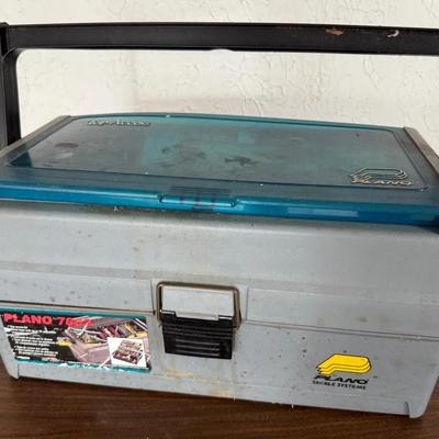 Plano 7803 Tackle Box, Packed W/ New & Vintage Lures, Reels, Knife ++