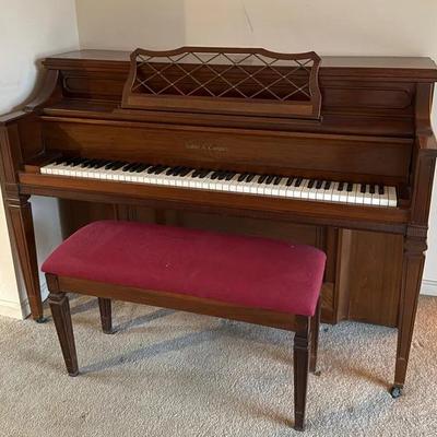 Kohler & Campbell Heirloom Piano W/ Bench, Spruce Permatone Soundboard