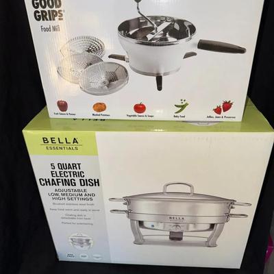 Chafing Dish And Food Mill