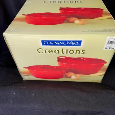 Red Corningware