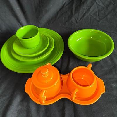 Green And Orange Fiesta Ware