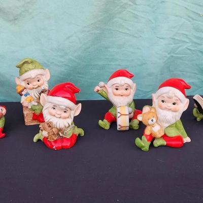Homco Christmas Elves
