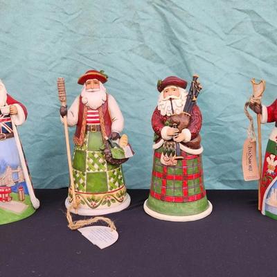 Jim Shore Worldly Santas