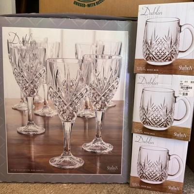 Dublin Crystal Mugs and Goblets