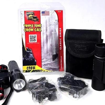 "Bushnell" Compact Binoculars, "Haydels Calls," and More