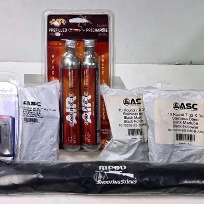 C0² Tanks, Magazines, and a "Bipod" Shooting Stick