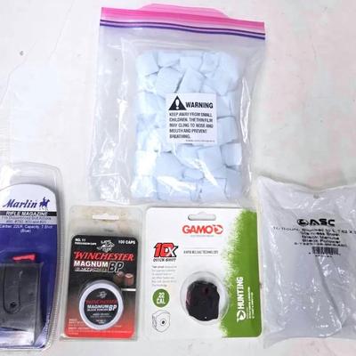 "Gamo" Rapid Reload, "Winchester" Black Powder and More