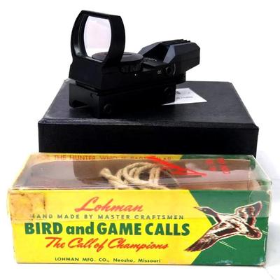 "Ohuhu" Redlex Sight and "Lohman" Bird and Game Call 