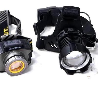 Assortment of Headlamps and Flashlights