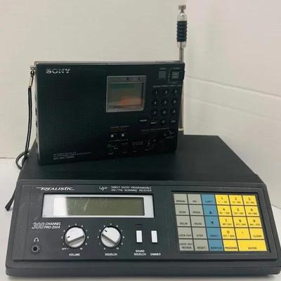 Realistic Pro-2004 Scanner Receiver and Am/Fm Short Radio 