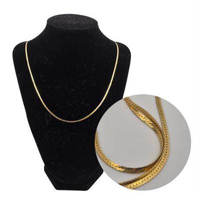 Sale Photo Thumbnail #3: 14K Yellow Gold Italian Chain Necklace