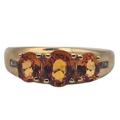 Sale Photo Thumbnail #46: 10K and Gold Citrine Ring