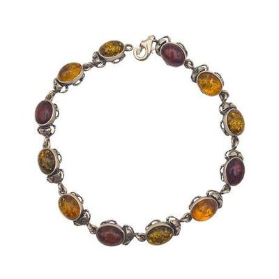 Sale Photo Thumbnail #51:  Baltic Amber and Sterling Bracelet