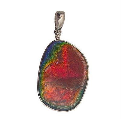 Sale Photo Thumbnail #47: Ammonite and Sterling Pendant