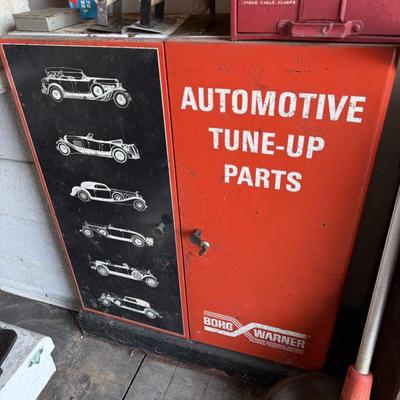 Vintage metal Borg-Warner cabinet 