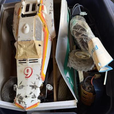 R C cars and parts