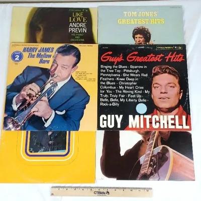 Misc. Single Male Artists Records. Guy Mitchell, Harry James, Tom Jones, and More!