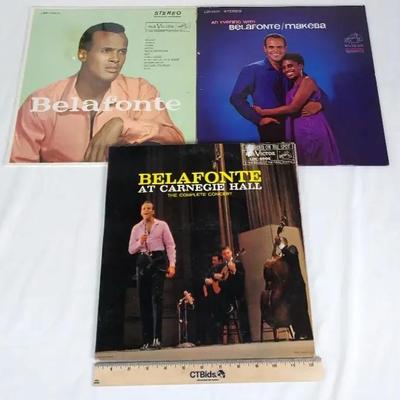 Henry Belafonte Records. Belafonte, An Evening With Belafonte/Makeba, Belafonte at Carnegie Hall