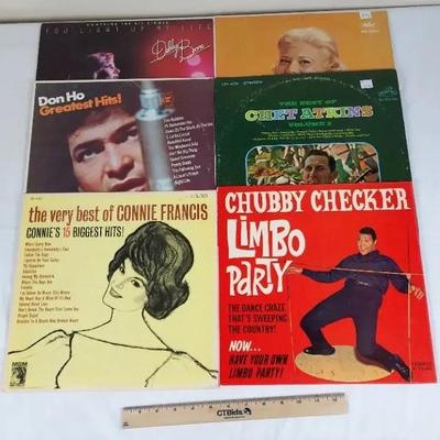 Misc. Artist Records. Connie Francis, Chubby Checker, Don Ho, and More!