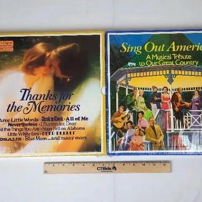 "Thanks for the Memories" Record Box Set, "Sing Out America!" Record Box Set