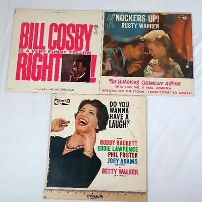 Comedy Albums Records. Bill Cosby, Rusty Warren, Buddy Hacket