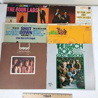 Misc. Boy Band Records. The Beach Boys, The Four Preps, The Four Lads, and More!