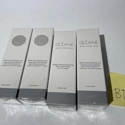 Four Boxes Of New Oceane Facial Cleanser And Toner