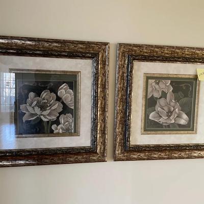 Pair Of Floral Prints