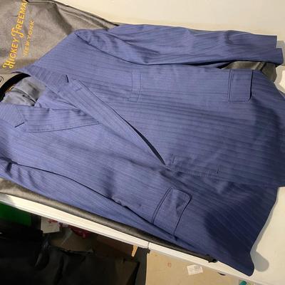 Hickey Freeman Blue Larger Men’s Suit