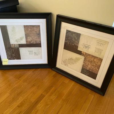 Two Architectural/plant Prints