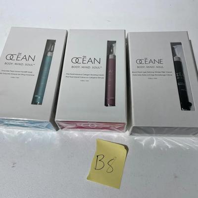 Three New Boxes Of Oceane Facial Products