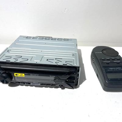 Sony Car Stereo And Realistic Sound Level Meter