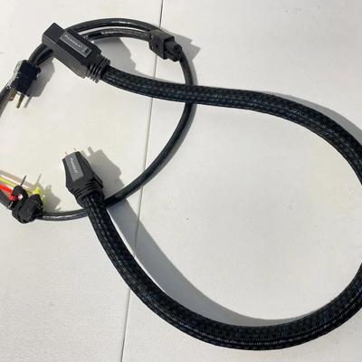 Two Heavy Duty Audio Equipment Power Cords