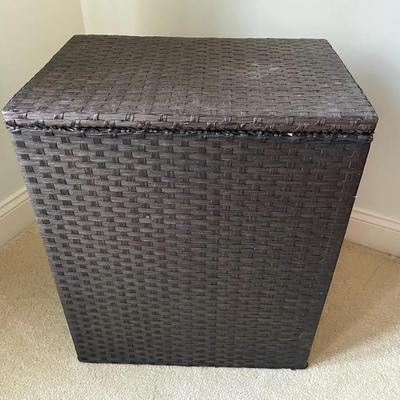 Dark Colored Rectangular Hamper