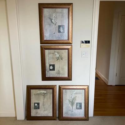 4 Matching Set Of Prints