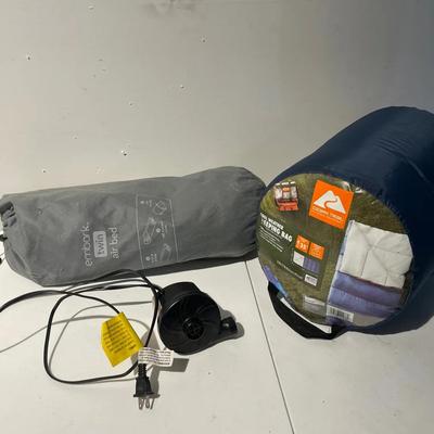 Inflatable Twin Mattress And Sleeping Bag