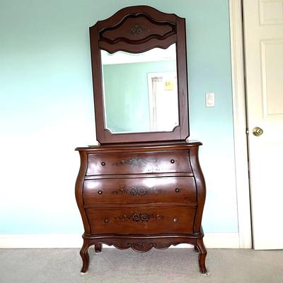 Small Bombay Dresser With Mirror