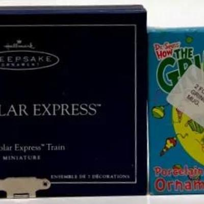 Ornament Collection- The Polar Express & The Grinch 
