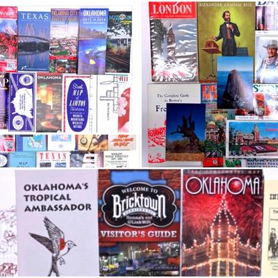 Historic Road Trip Bundle: Maps, Guides And Postcards.