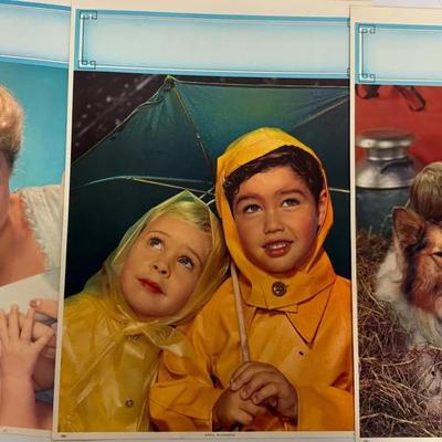 50’s and 60’s Double Sided Lithographs 