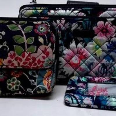 "Vera Bradley" Crossbody Bag Set - Floral Patterns