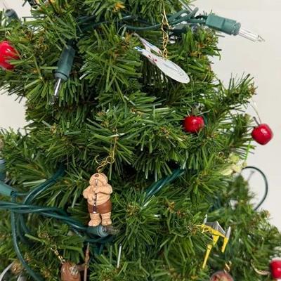 Table Top Tree With "Star Wars" Ornaments 